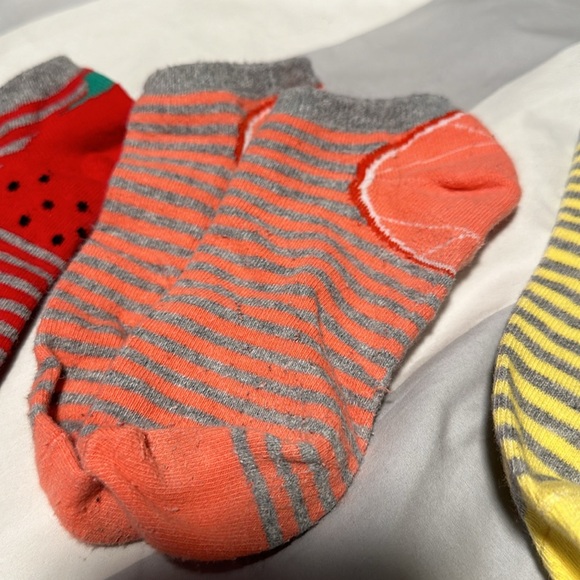 ❤️‍🔥 LAST CALL! ANY OFFERS?❤️‍🔥 Fruit Low Socks, 3 Pairs - Picture 3 of 7